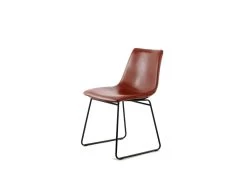 Lot De 2 Chaises Design "Caila" 82cm Marron Café -Magasin de meubles de restaurant chaise 15742825