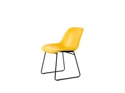 Lot De 2 Chaises Design "Cora" 81cm Jaune -Magasin de meubles de restaurant chaise 15742861