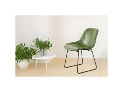 Lot De 2 Chaises Design "Cora" 81cm Vert -Magasin de meubles de restaurant chaise 15743545