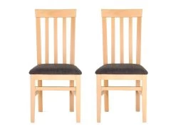 Lot De 2 Chaises Design "Pelham" 99cm Gris