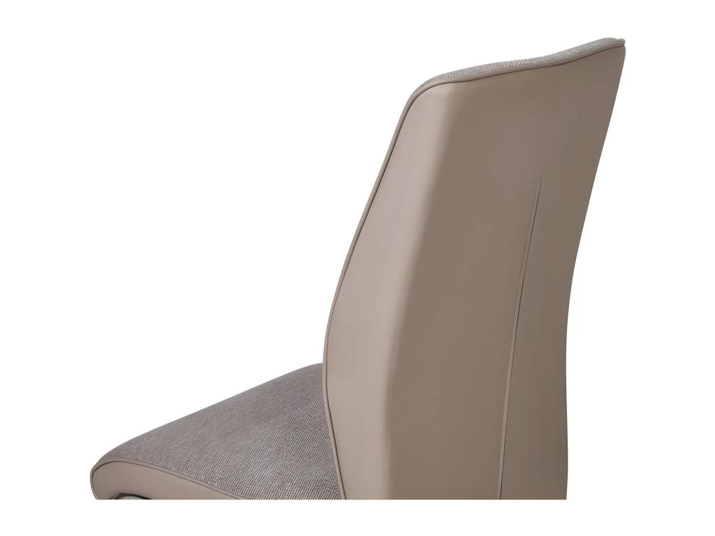 Lot De 4 Chaises Design "Midway" 100cm Taupe 7 Lot De 4 Chaises Design "Midway" 100cm Taupe – Image 5