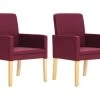 Lot De 2 Chaises De Salle à Manger Cuisine Design Moderne Synthétique Rouge Bordeaux CDS020974 2 Lot De 2 Chaises De Salle à Manger Cuisine Design Moderne Synthétique Rouge Bordeaux CDS020974 -Magasin de meubles de restaurant chaise 15777837