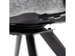 6x Chaises De Salle à Manger Fauteuil Lounge Avec Accoudoir Confortable Rotative En Tissu Gris Clair 04_0000860 11 6x Chaises De Salle à Manger Fauteuil Lounge Avec Accoudoir Confortable Rotative En Tissu Gris Clair 04_0000860 -Magasin de meubles de restaurant chaise 15778091