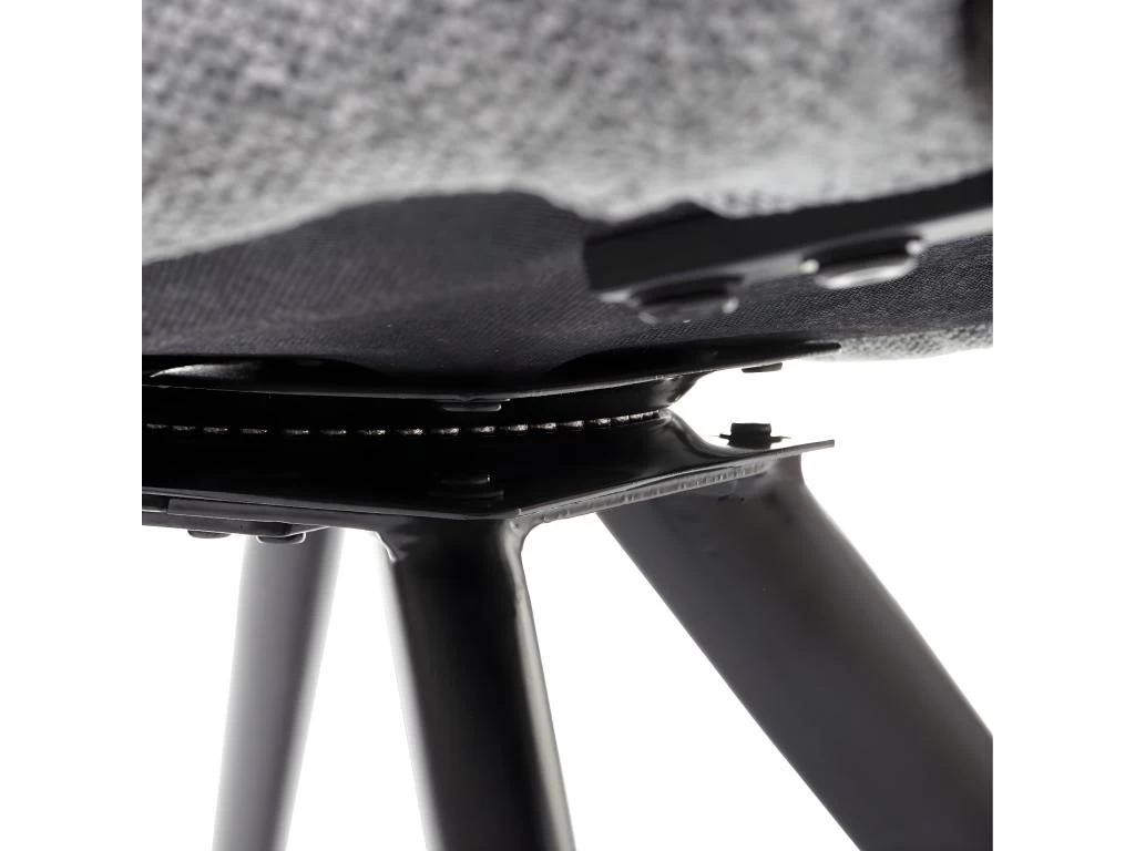 6x Chaises De Salle à Manger Fauteuil Lounge Avec Accoudoir Confortable Rotative En Tissu Gris Clair 04_0000860 7 6x Chaises De Salle à Manger Fauteuil Lounge Avec Accoudoir Confortable Rotative En Tissu Gris Clair 04_0000860 – Image 5