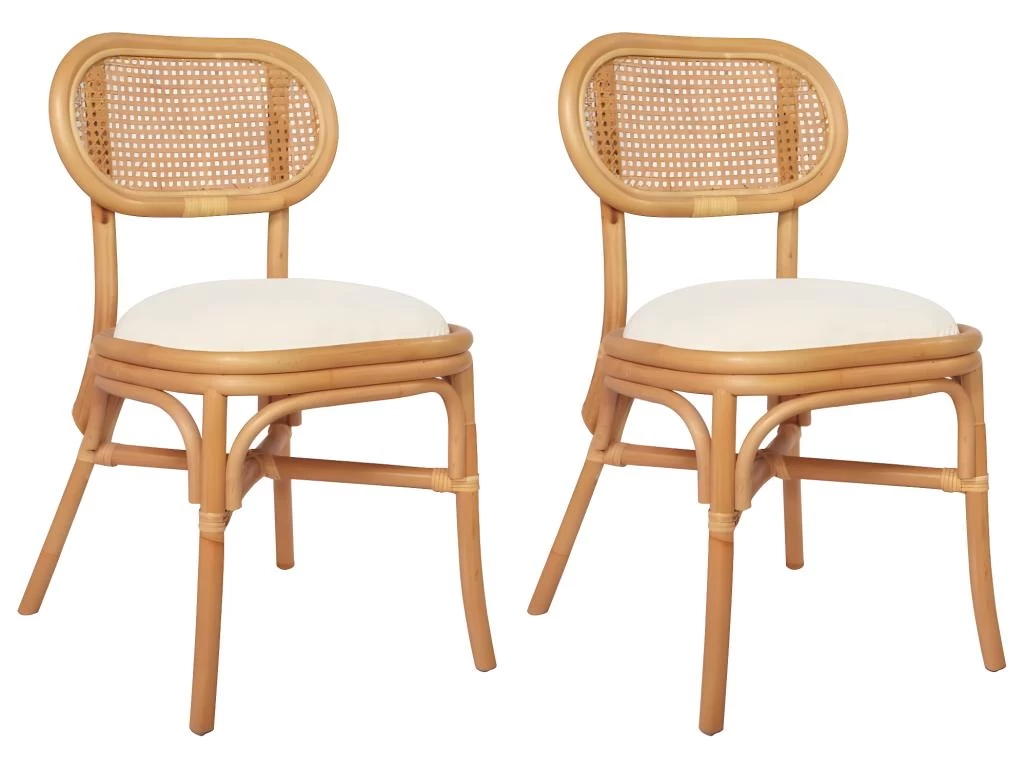 Lot De 2 Chaises De Salle à Manger Cuisine Design Classique Lin CDS020667 3 Lot De 2 Chaises De Salle à Manger Cuisine Design Classique Lin CDS020667