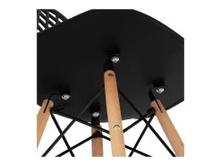 Lot De 4 Chaises Salon Salle à Manger Restaurants, Les Cafés, Les Bureaux Et Les Salles D'attente 150 Kg Max Noir 14_0006013 9 Lot De 4 Chaises Salon Salle à Manger Restaurants, Les Cafés, Les Bureaux Et Les Salles D'attente 150 Kg Max Noir 14_0006013 -Magasin de meubles de restaurant chaise 15859661