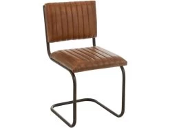 Chaise Huttig En Cuir