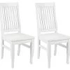 Lot De 2 Chaises GUERANDE - Pin Blanc -Magasin de meubles de restaurant chaise 15892983