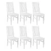 Lot De 6 Chaises GUERANDE - Pin Blanc -Magasin de meubles de restaurant chaise 15893203