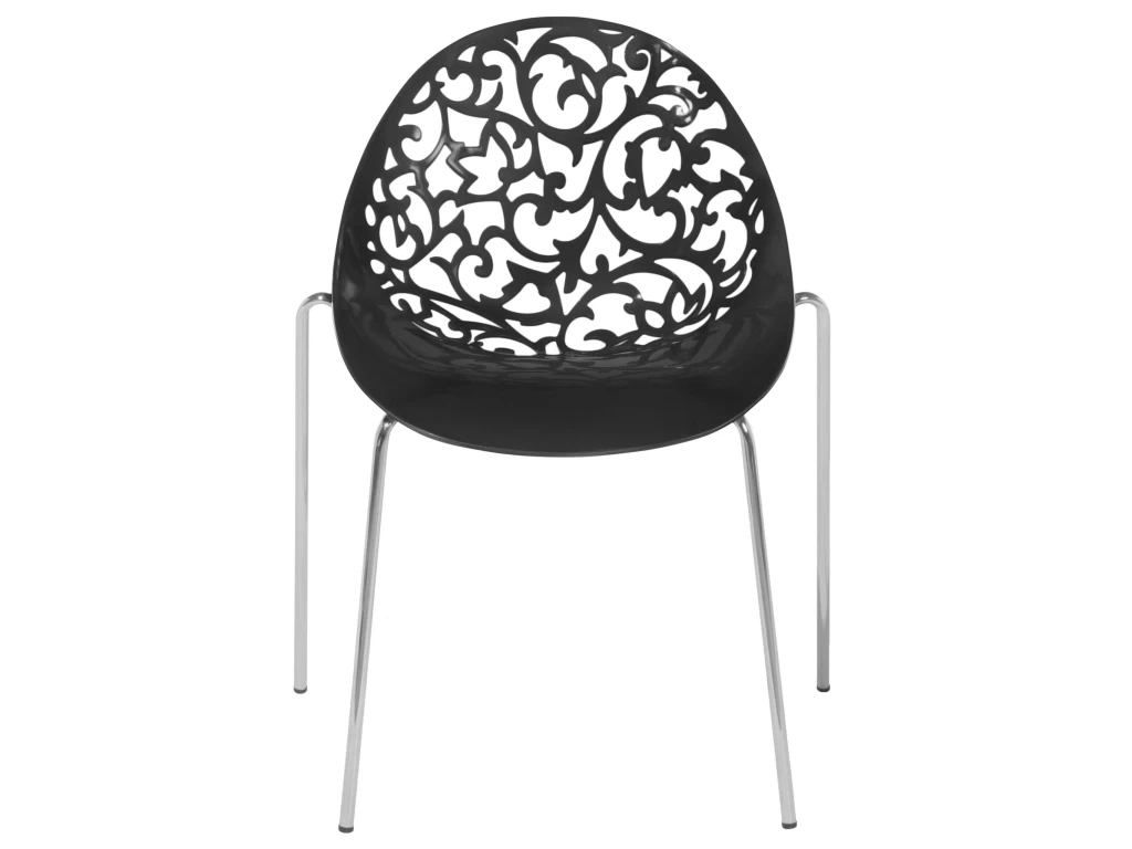 Ensemble De 4 Chaises Noires MUMFORD 7 Ensemble De 4 Chaises Noires MUMFORD – Image 5