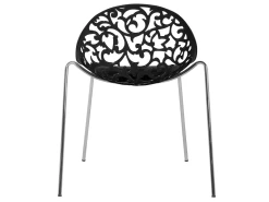 Ensemble De 4 Chaises Noires MUMFORD 18 Ensemble De 4 Chaises Noires MUMFORD -Magasin de meubles de restaurant chaise 16268405