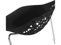 Ensemble De 4 Chaises Noires MUMFORD 21 Ensemble De 4 Chaises Noires MUMFORD -Magasin de meubles de restaurant chaise 16268411