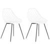 Lot De 2 Chaises De Salle à Manger Blanches CANTON