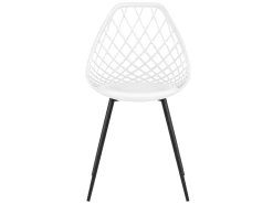 Lot De 2 Chaises De Salle à Manger Blanches CANTON -Magasin de meubles de restaurant chaise 16701747