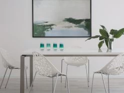 Ensemble De 4 Chaises Blanches MUMFORD -Magasin de meubles de restaurant chaise 16701759