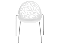 Ensemble De 4 Chaises Blanches MUMFORD -Magasin de meubles de restaurant chaise 16701765