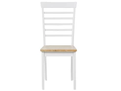 Lot De 2 Chaises De Salle à Manger Bois Clair Et Blanches BATTERSBY 15 Lot De 2 Chaises De Salle à Manger Bois Clair Et Blanches BATTERSBY -Magasin de meubles de restaurant chaise 16703295
