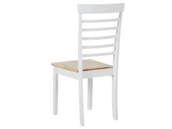 Lot De 2 Chaises De Salle à Manger Bois Clair Et Blanches BATTERSBY 16 Lot De 2 Chaises De Salle à Manger Bois Clair Et Blanches BATTERSBY -Magasin de meubles de restaurant chaise 16703297