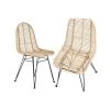 MISTINGUETTE Lot De 2 Chaises - Naturel -Magasin de meubles de restaurant chaise 17567767