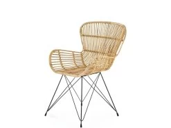 Lot De 2 Chaises En Rotin Naturel - Naturel -Magasin de meubles de restaurant chaise 17568063