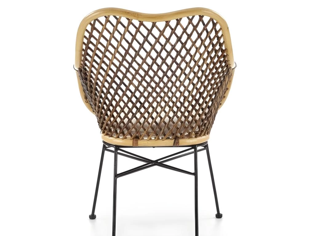 Lot De 2 Chaises En Rotin - Naturel/Brun Foncé 8 Lot De 2 Chaises En Rotin - Naturel/Brun Foncé – Image 6