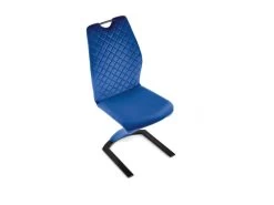 Lot De 2 Chaises Design En Velours - Bleu -Magasin de meubles de restaurant chaise 17568417
