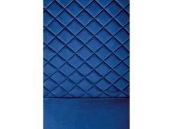 Lot De 2 Chaises Design En Velours - Bleu -Magasin de meubles de restaurant chaise 17568421