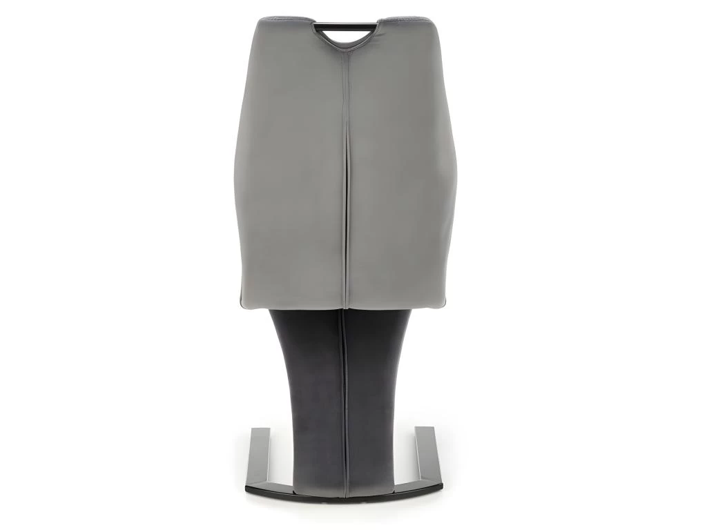 Lot De 2 Chaises Design En Velours - Gris 9 Lot De 2 Chaises Design En Velours - Gris – Image 7