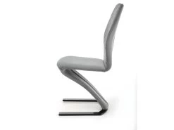 Lot De 2 Chaises Design En Velours - Gris 19 Lot De 2 Chaises Design En Velours - Gris -Magasin de meubles de restaurant chaise 17568553