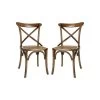Duo De Chaises Bois Foncé - BRETT 1 Duo De Chaises Bois Foncé - BRETT -Magasin de meubles de restaurant chaise 17622439
