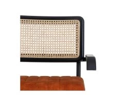 Duo De Chaises à Accoudoirs Métal/Rotin/Orange - MARIETTE 13 Duo De Chaises à Accoudoirs Métal/Rotin/Orange - MARIETTE -Magasin de meubles de restaurant chaise 17626393