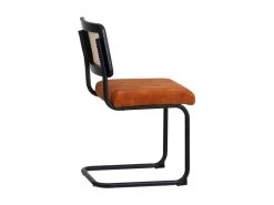 Duo De Chaises Métal/Rotin/Orange - MARIETTE 11 Duo De Chaises Métal/Rotin/Orange - MARIETTE -Magasin de meubles de restaurant chaise 17626413