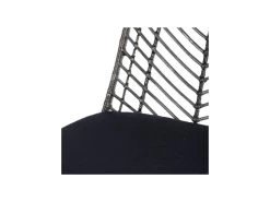 Chaise Rotin Gris/Métal - FRANCINE 13 Chaise Rotin Gris/Métal - FRANCINE -Magasin de meubles de restaurant chaise 17635229