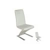 Duo De Chaises Simili Cuir Blanc - ZAIA -Magasin de meubles de restaurant chaise 17789055