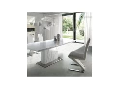 Duo De Chaises Simili Cuir Blanc - ZAIA -Magasin de meubles de restaurant chaise 17789065