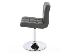 Lot De 6 Chaises Fauteuils De Salle à Manger En Synthétique Gris CDS04267 -Magasin de meubles de restaurant chaise 18003861