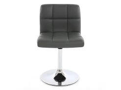 Lot De 6 Chaises Fauteuils De Salle à Manger En Synthétique Gris CDS04267 -Magasin de meubles de restaurant chaise 18003863