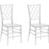 Lot De 2 Chaises Transparentes CLARION 1 Lot De 2 Chaises Transparentes CLARION -Magasin de meubles de restaurant chaise 18124507