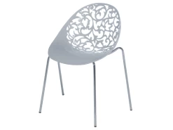 Ensemble De 4 Chaises Grises MUMFORD -Magasin de meubles de restaurant chaise 18195811