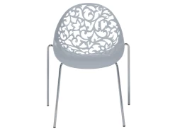 Ensemble De 4 Chaises Grises MUMFORD -Magasin de meubles de restaurant chaise 18195813