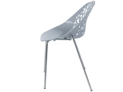 Ensemble De 4 Chaises Grises MUMFORD -Magasin de meubles de restaurant chaise 18195815