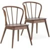 Pack 2 Chaises Brisa En Bois Coleur Noyer -Magasin de meubles de restaurant chaise 18377201