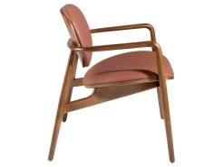 Fauteuil En Similicuir Et Pieds En Frêne 4118 ANGEL CERDA -Magasin de meubles de restaurant chaise 18430339