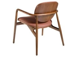 Fauteuil En Similicuir Et Pieds En Frêne 4118 ANGEL CERDA -Magasin de meubles de restaurant chaise 18430341