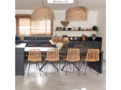 Chaise Tamara En Rotin Naturel (lot De 2) -Magasin de meubles de restaurant chaise 18752203