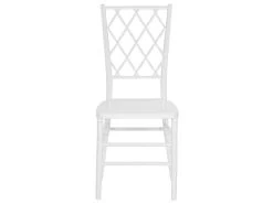 Lot 2 Chaises Blanches CLARION -Magasin de meubles de restaurant chaise 18759501