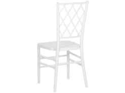 Lot 2 Chaises Blanches CLARION -Magasin de meubles de restaurant chaise 18759503