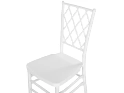 Lot 2 Chaises Blanches CLARION -Magasin de meubles de restaurant chaise 18759505