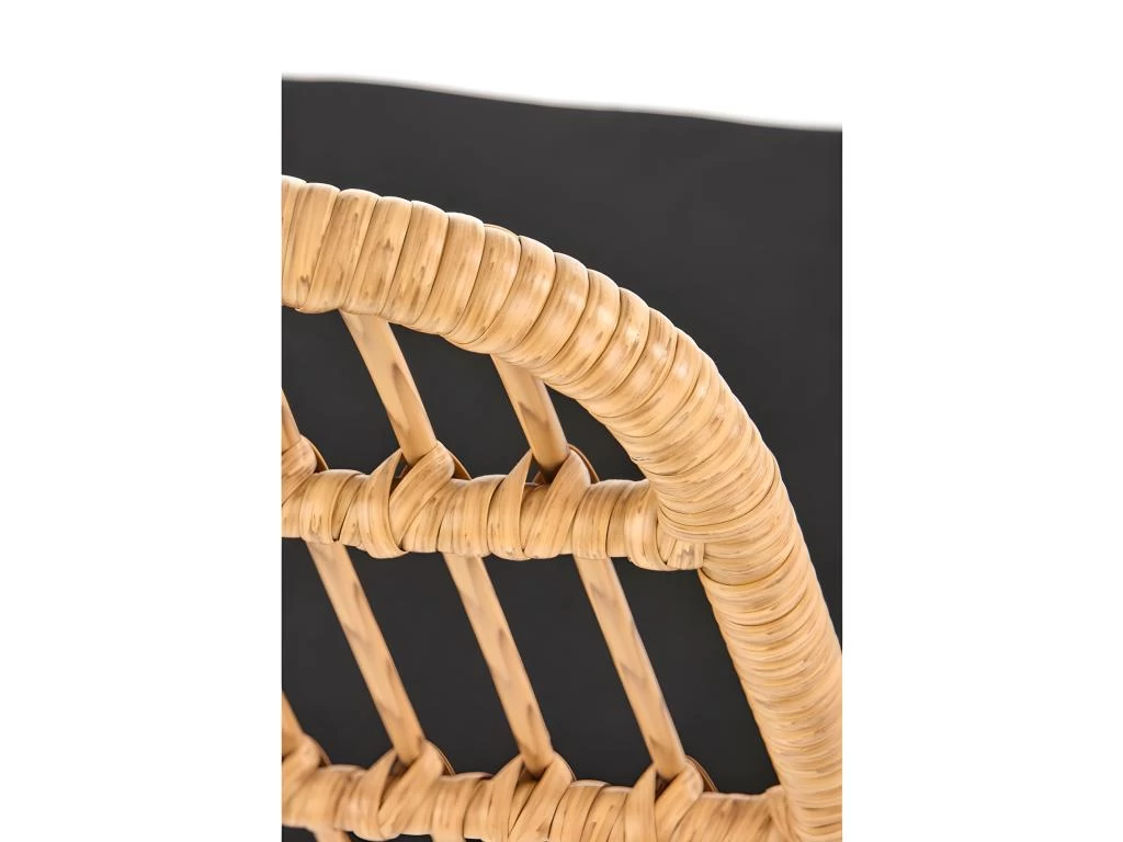 Chaise En Rotin Synthétique 47 X 45 X 85 Cm - Naturel 11 Chaise En Rotin Synthétique 47 X 45 X 85 Cm - Naturel – Image 9