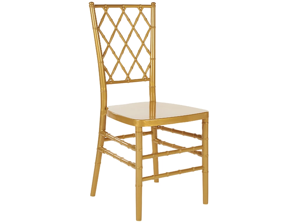 Lot De 2 Chaises Dorées CLARION 5 Lot De 2 Chaises Dorées CLARION – Image 3